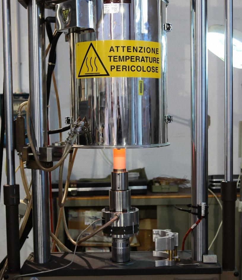 Mechanical resistance test at high temperature